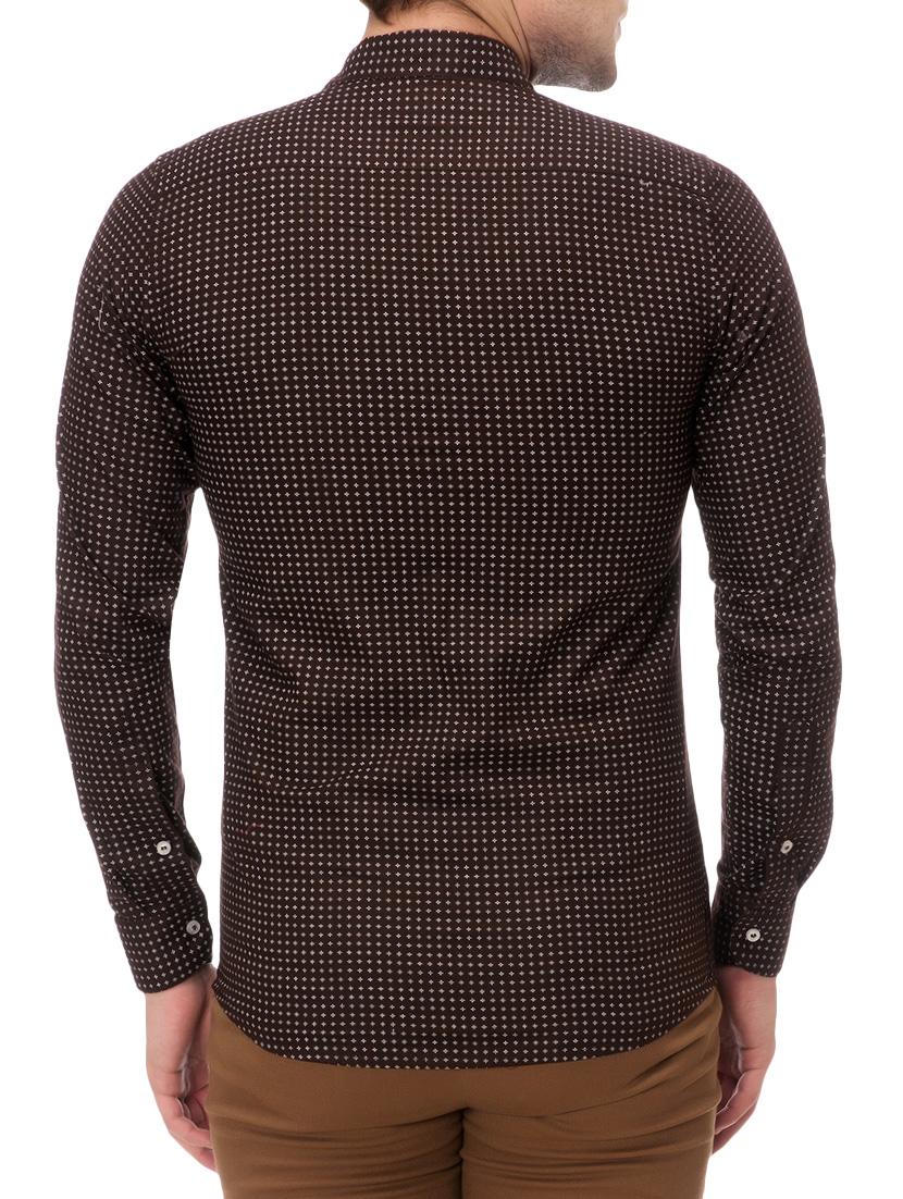 brown cotton casual shirt - 14542307 - Zoom Image - 3