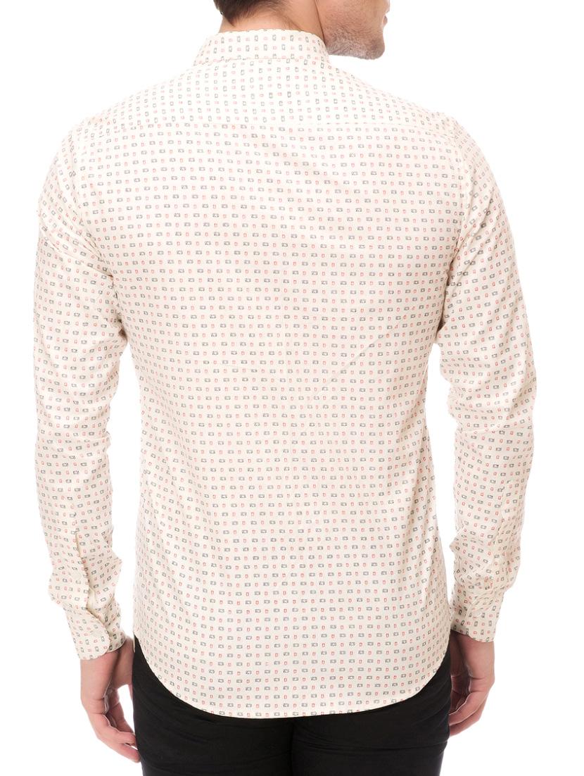 white cotton casual shirt - 14542323 - Zoom Image - 3