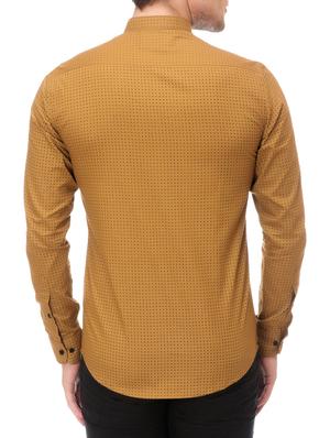brown cotton casual shirt - 14542326 - Standard Image - 3