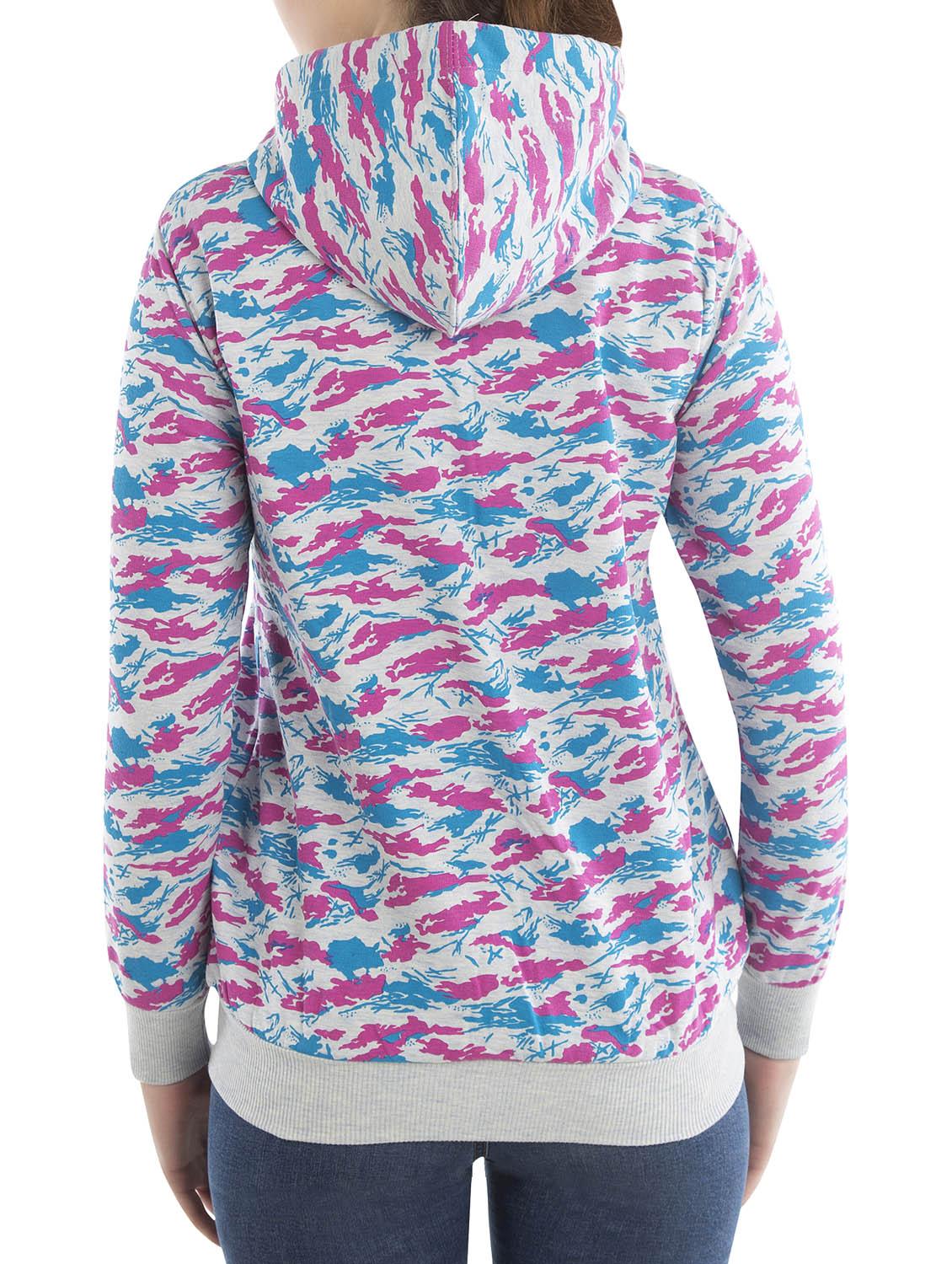 Multicolored hooded sweatshirt - 14542927 - Zoom Image - 3