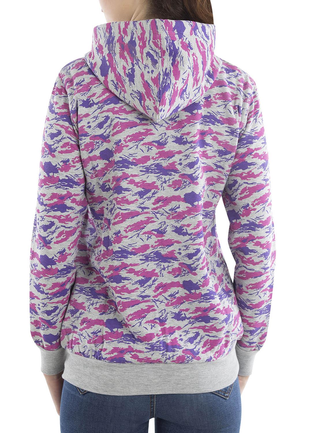 Multicolored hooded sweatshirt - 14542928 - Zoom Image - 3