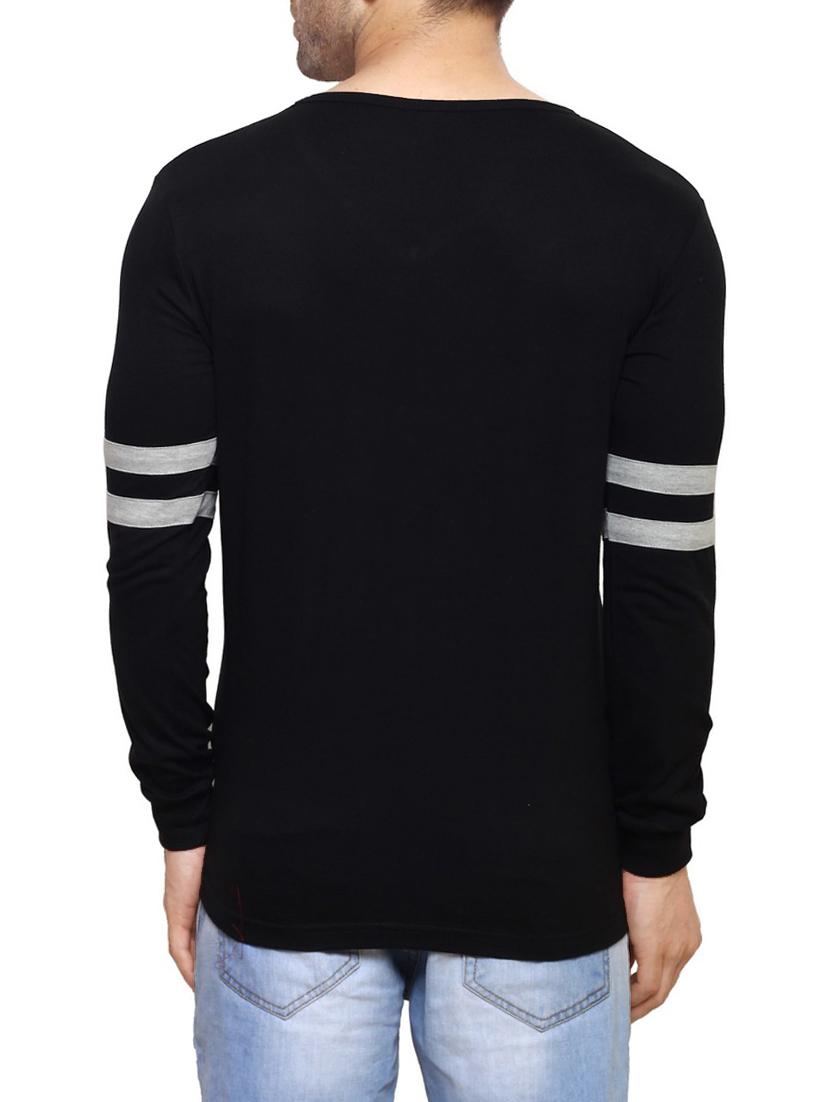 black cotton t-shirt - 14543083 - Zoom Image - 3
