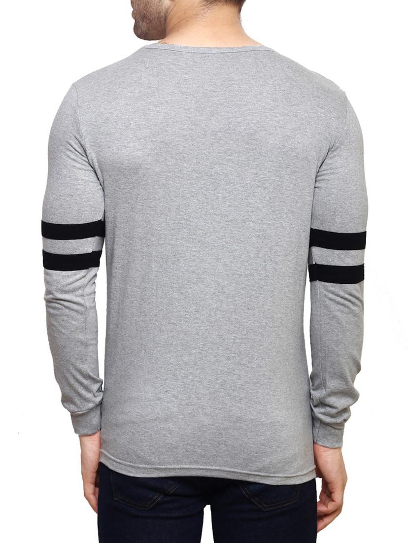 grey cotton t-shirt - 14543085 - Zoom Image - 3