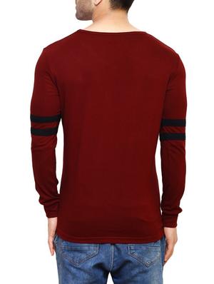maroon cotton t-shirt - 14543087 - Standard Image - 3