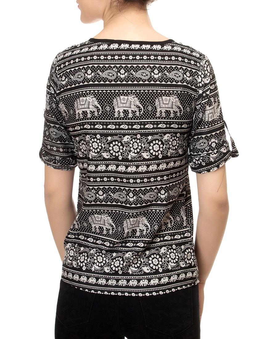 black printed top - 14543136 - Zoom Image - 3