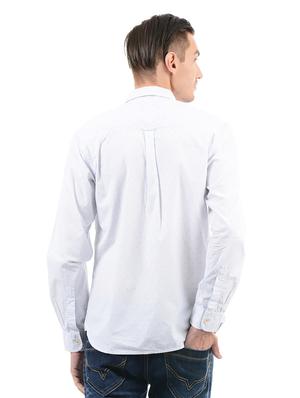 blue cotton casual shirt - 14543251 - Standard Image - 3