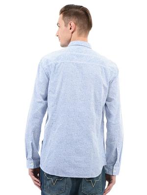 blue cotton casual shirt - 14543261 - Standard Image - 3