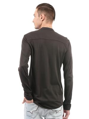 brown cotton casual shirt - 14543270 - Standard Image - 3