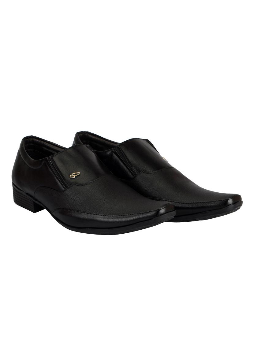 black Leather formal slip on - 14543768 - Zoom Image - 3