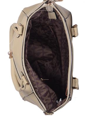 beige regular handbag - 14543919 - Standard Image - 3