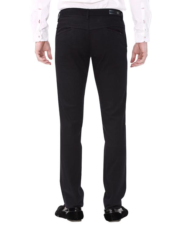 navy blue cotton chinos casual trouser - 14543924 - Zoom Image - 3