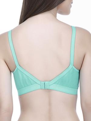 sea green solid bra - 14544207 - Standard Image - 3
