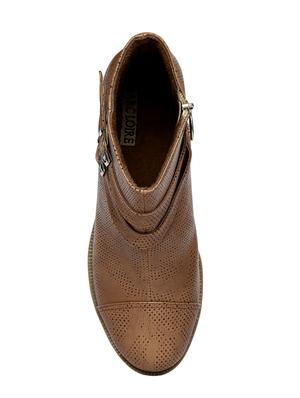 tan faux leather ankle boot - 14544456 - Standard Image - 3