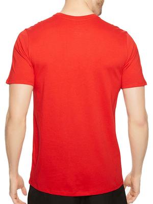 red cotton chest print tshirt - 14544638 - Standard Image - 3