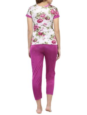 pink satin nightwear set - 14544700 - Standard Image - 3
