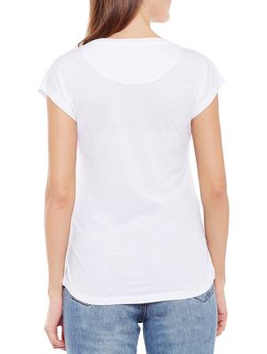 white printed tee - 14544902 - Standard Image - 3