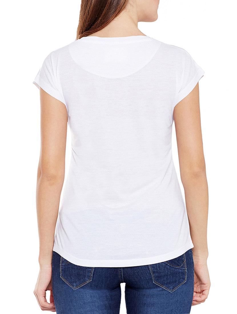 white printed tee - 14544905 - Zoom Image - 3