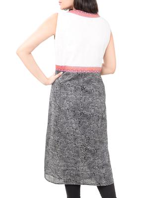 multi colored cotton layered kurta - 14545623 - Standard Image - 3