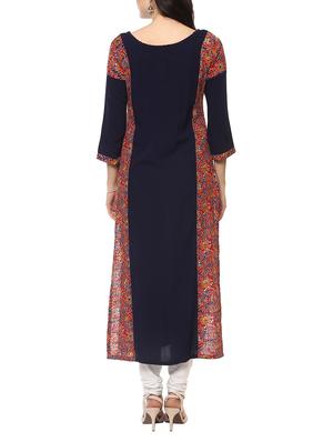 Printed straight kurta - 14547626 - Standard Image - 3