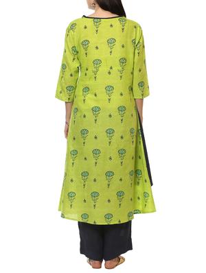 Printed layered kurta - 14547708 - Standard Image - 3