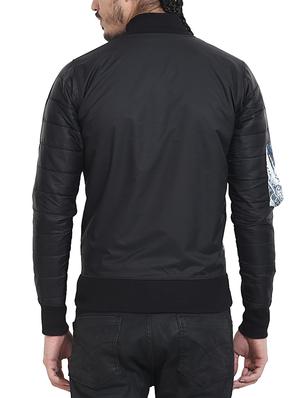blue polyester casual jacket - 14549464 - Standard Image - 3