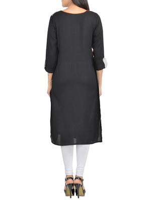 multicolour cotton straight kurta - 14550881 - Standard Image - 3