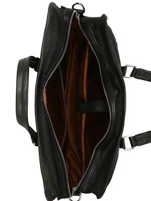 black leather laptopbag - 14552228 - Standard Image - 3