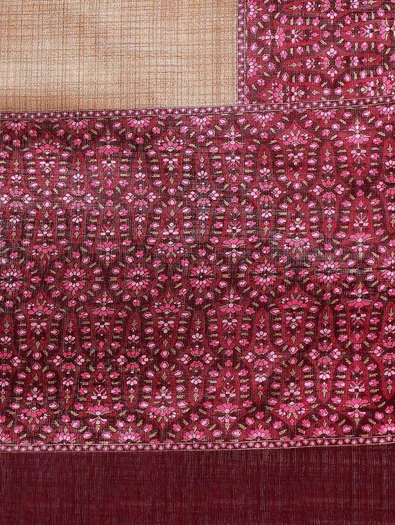 multi colored tussar silk combo saree with blouse - 14553730 - Zoom Image - 6