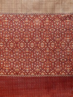 multi colored tussar silk combo saree with blouse - 14553738 - Standard Image - 6