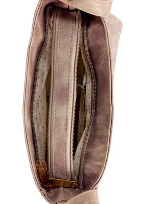 beige leatherette regular sling bag - 14559950 - Standard Image - 3