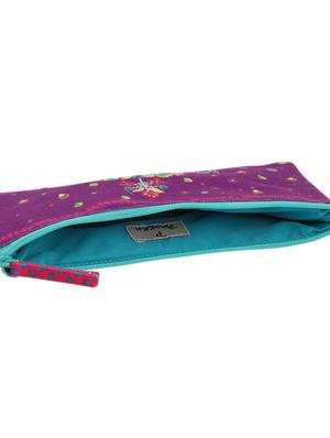 purple canvas regular pouch - 14561414 - Standard Image - 3