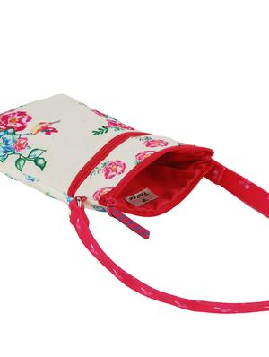 white canvas regular sling bag - 14561927 - Standard Image - 3