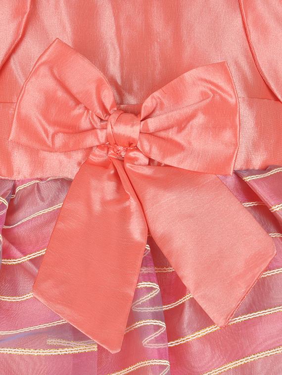 pink polyester frock - 14566882 - Zoom Image - 3