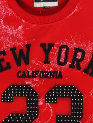 red wool sweatshirt - 14573334 - Standard Image - 3