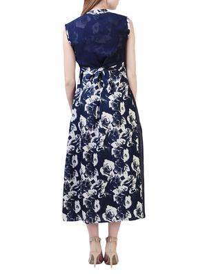 navy blue maxi dress - 14576635 - Standard Image - 3