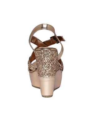 gold platforms wedge - 14583947 - Standard Image - 3