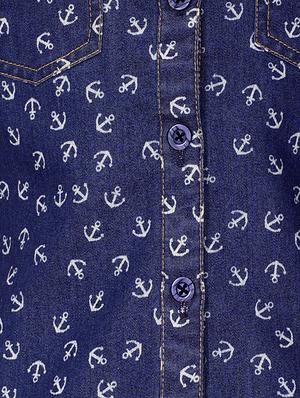 navy blue cotton shirt - 14588150 - Standard Image - 3