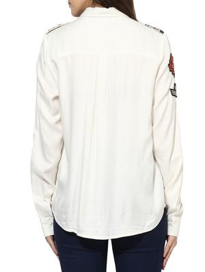 Full Sleeves Shirt With Shoulder Patch Details - 14590606 - Standard Image - 3