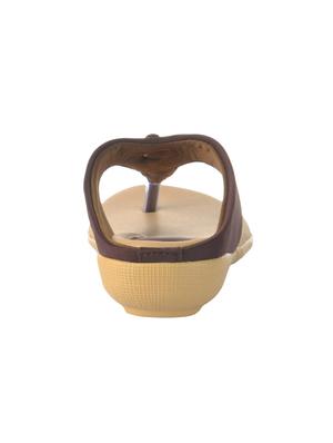 brown toe separator slippers - 14591641 - Standard Image - 3
