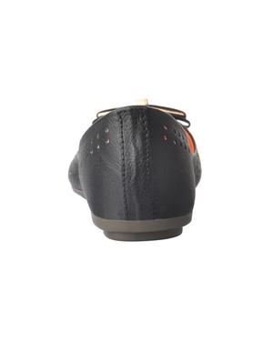 black pu slip on ballerina - 14591692 - Standard Image - 3