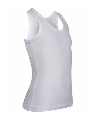 white cotton vest - 14593847 - Standard Image - 3