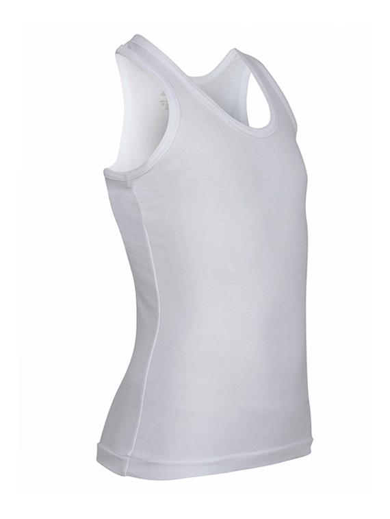 white cotton vest - 14593847 - Zoom Image - 3