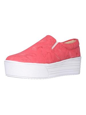 red plimsolls casual shoe - 14597934 - Standard Image - 3