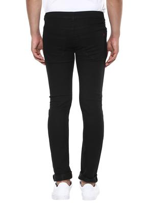 black cotton plain jeans - 14598378 - Standard Image - 3