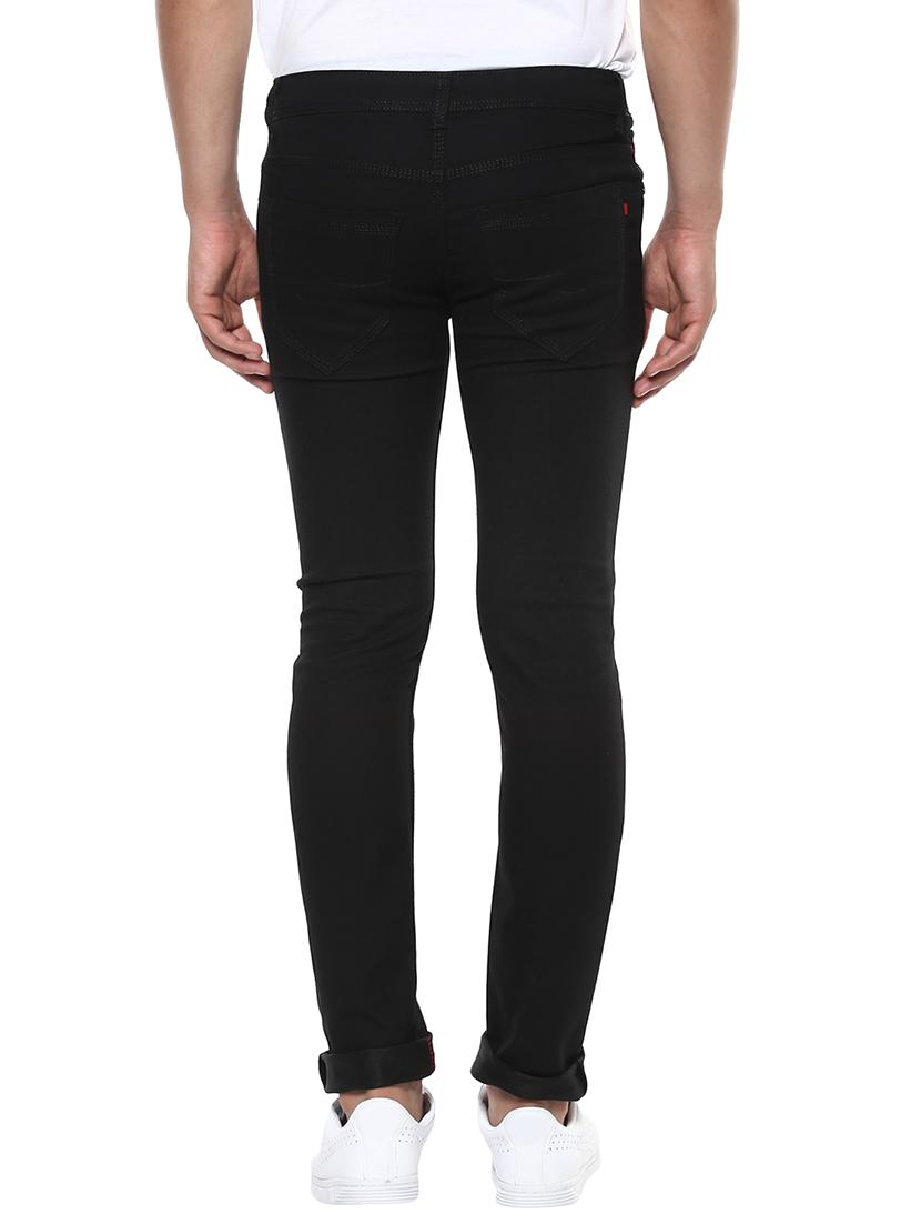 black cotton plain jeans - 14598378 - Zoom Image - 3
