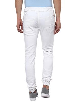 white cotton joggers - 14600369 - Standard Image - 3