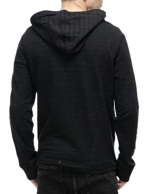 black cotton chest print sweatshirt - 14603543 - Standard Image - 3