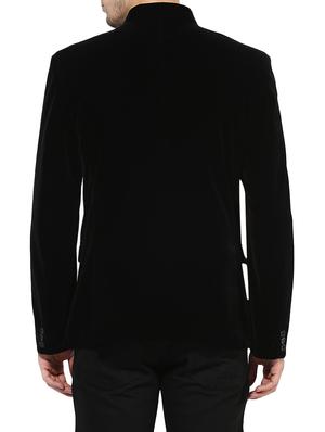 black velvet casual blazer - 14604799 - Standard Image - 3