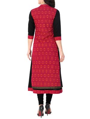 Printed layered kurta - 14610328 - Standard Image - 3