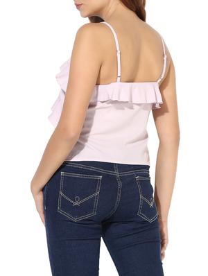ruffle cami crepe top - 14613034 - Standard Image - 3